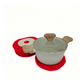 Frog, Heart & Target Wet Felt Trivet