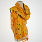 Saree Lace Golden Yellow Felted Scarf