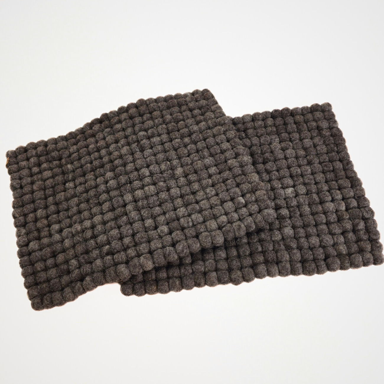 Hand Felted Ball Placemats-Set Of 2Pcs.