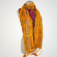 Saree Lace Golden Yellow Felted Scarf