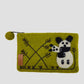 Hand Felted Panda Purse 5x8 Inches