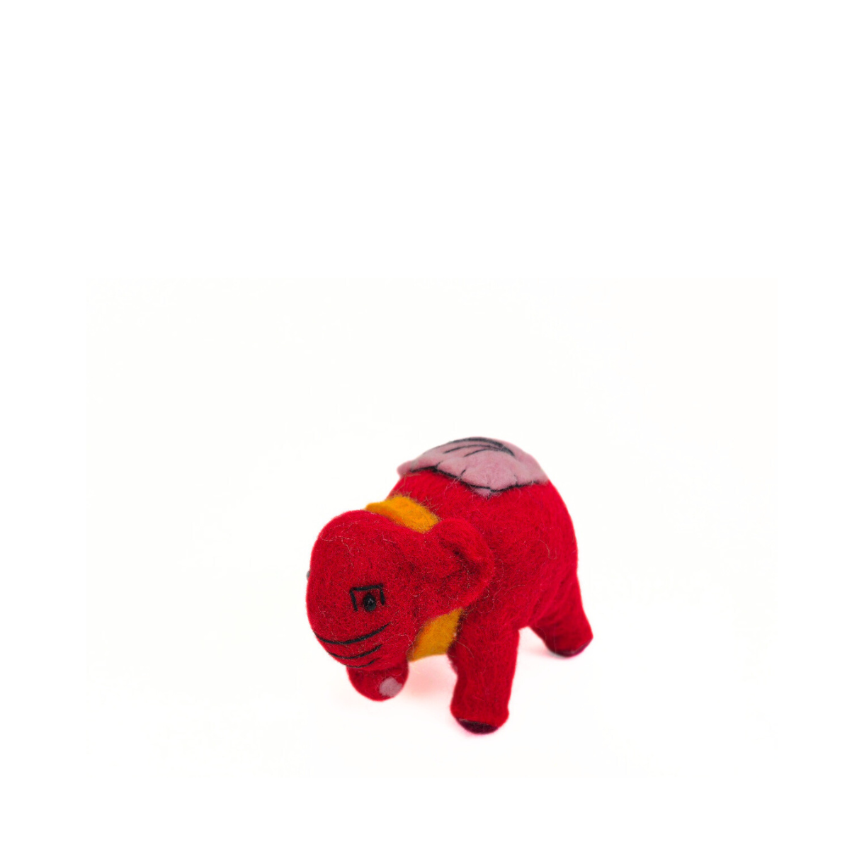 Hand Felted Small Elephant