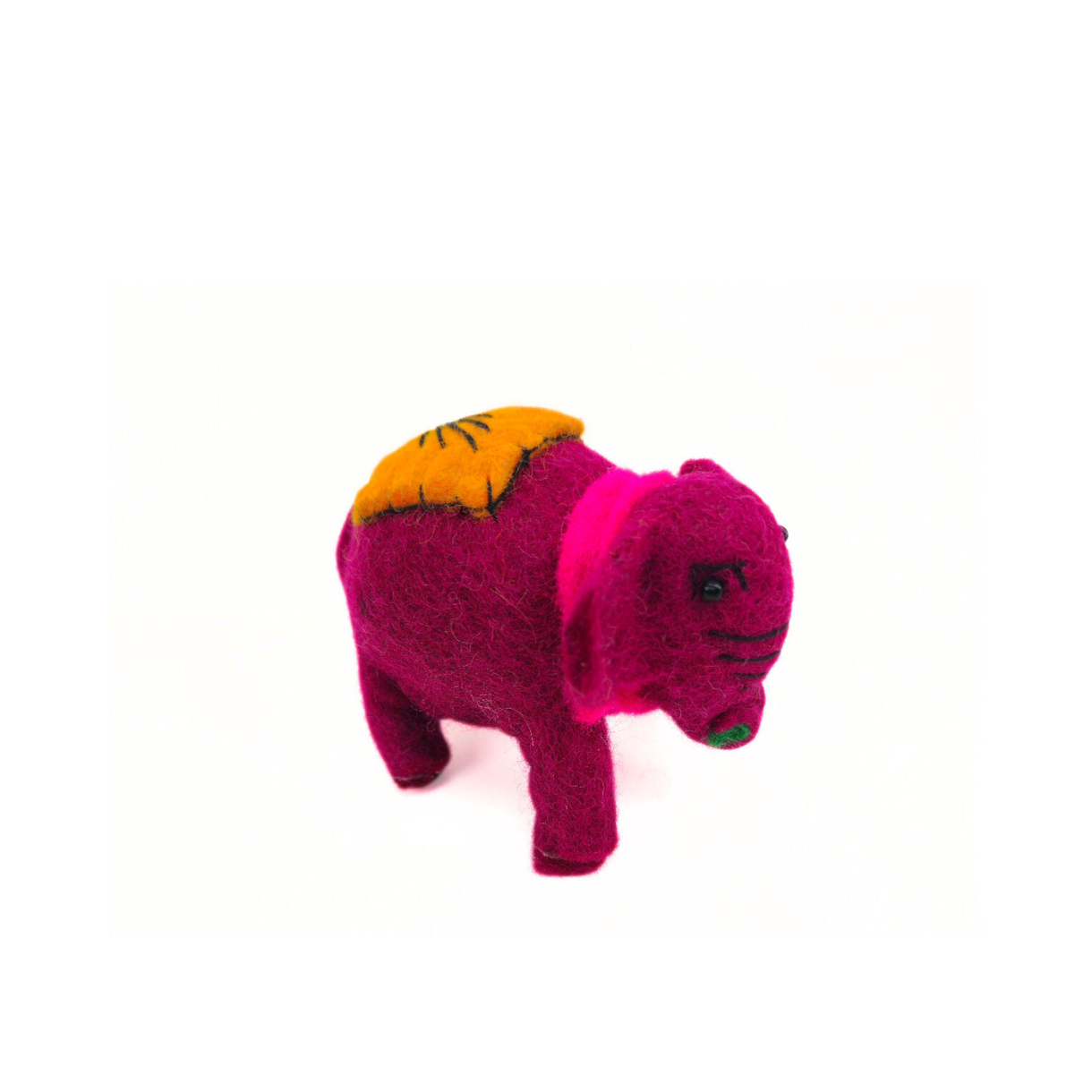 Hand Felted Small Elephant