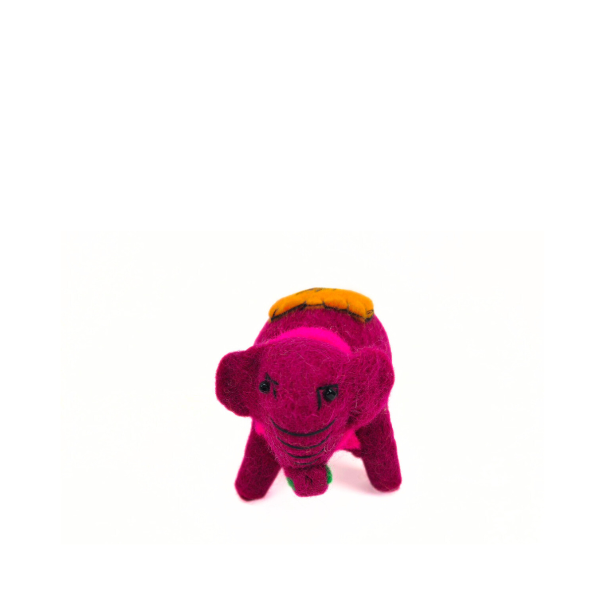 Hand Felted Small Elephant