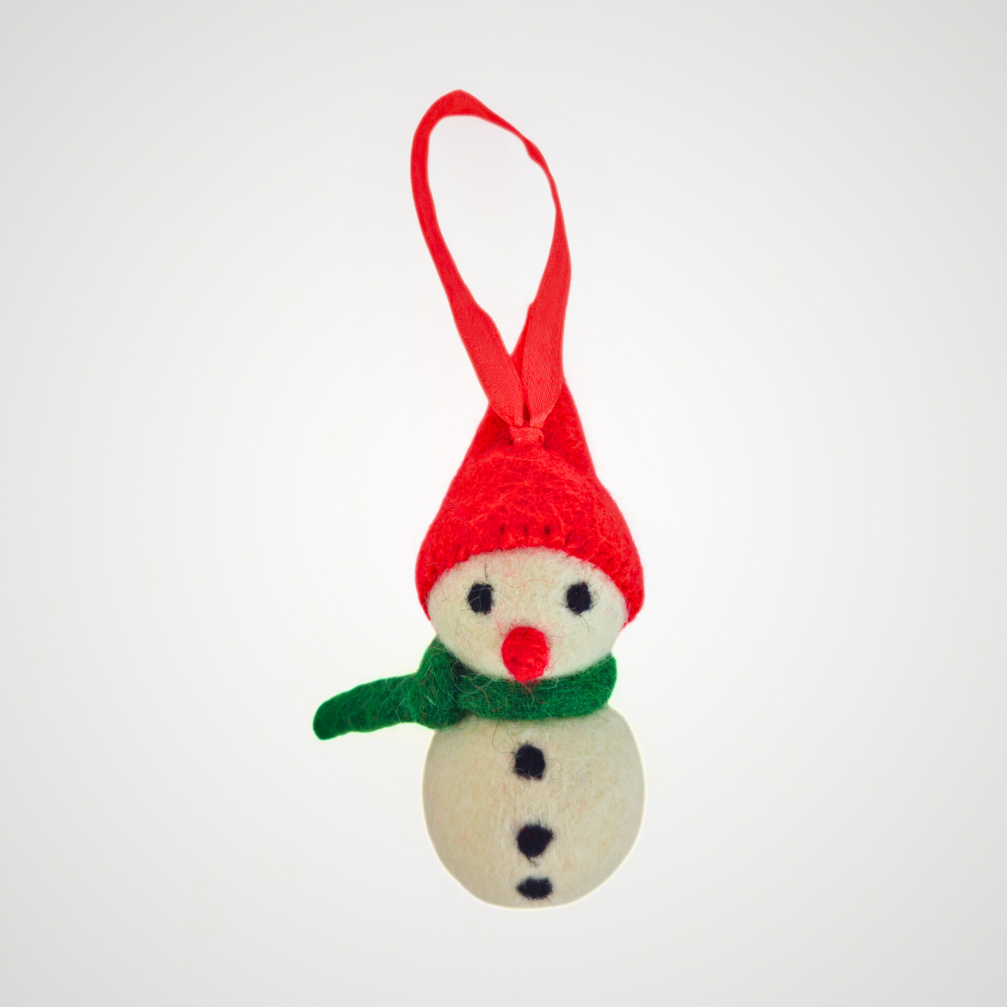 Snow Man Christmas Ornament