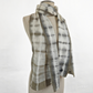 Merino Wool Tie Dye Felted Scarf-Gray