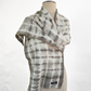 Merino Wool Tie Dye Felted Scarf-Gray