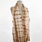 Merino Wool Tie Dye Felted Scarf-Brown