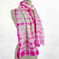 Merino Wool Tie Dye Felted Scarf-Fuchsia