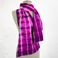 Merino Wool Tie Dye Felted Scarf-Purple