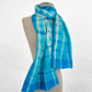 Merino Wool Tie Dye Felted Scarf-Turquoise