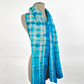 Merino Wool Tie Dye Felted Scarf-Turquoise