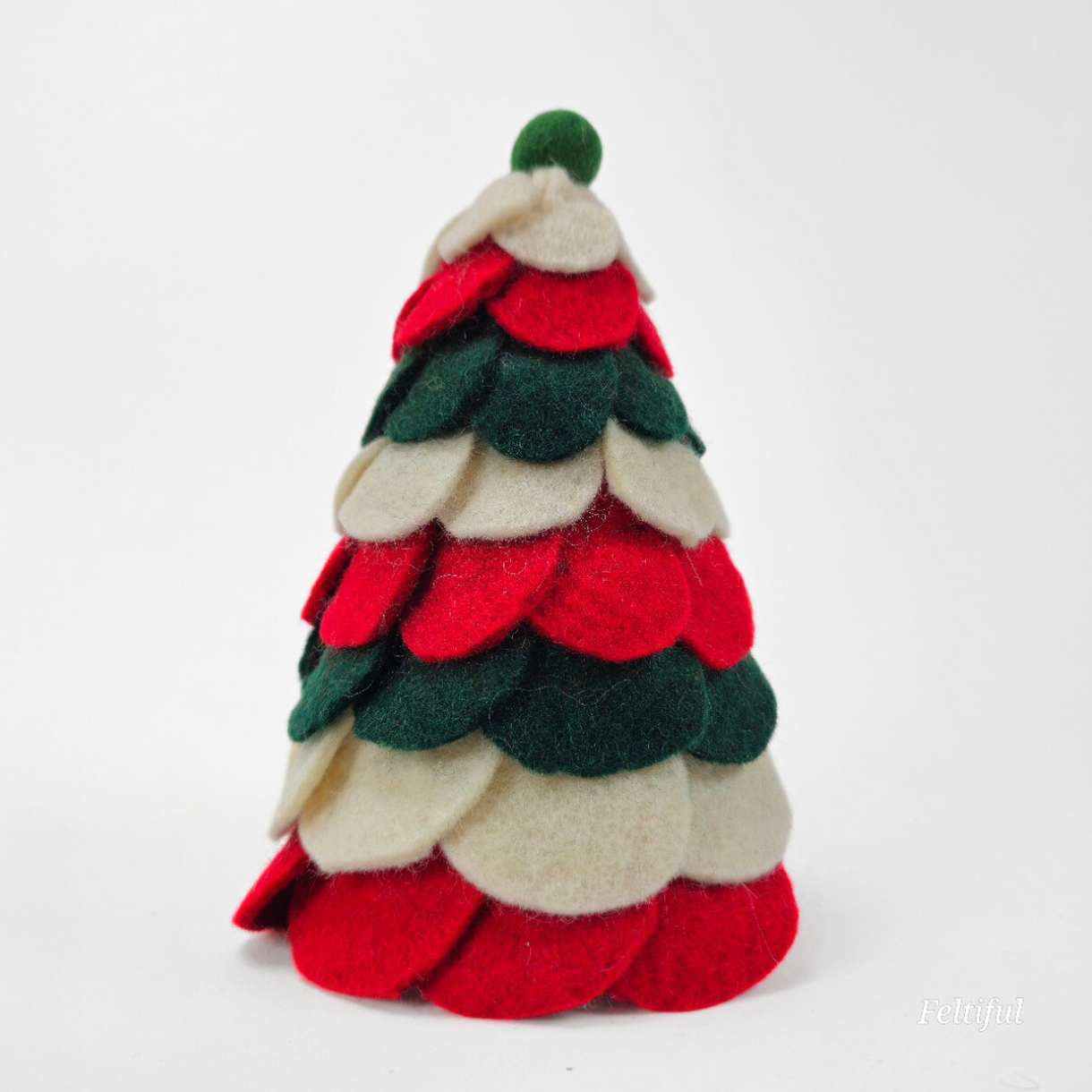 Felted Wool Christmas Tree Home Decoration