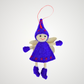 Blue Angel Christmas Ornament