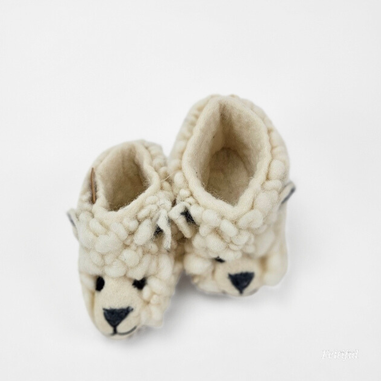 Felt Baby Slippers "Bunnies" Made by hand from wool