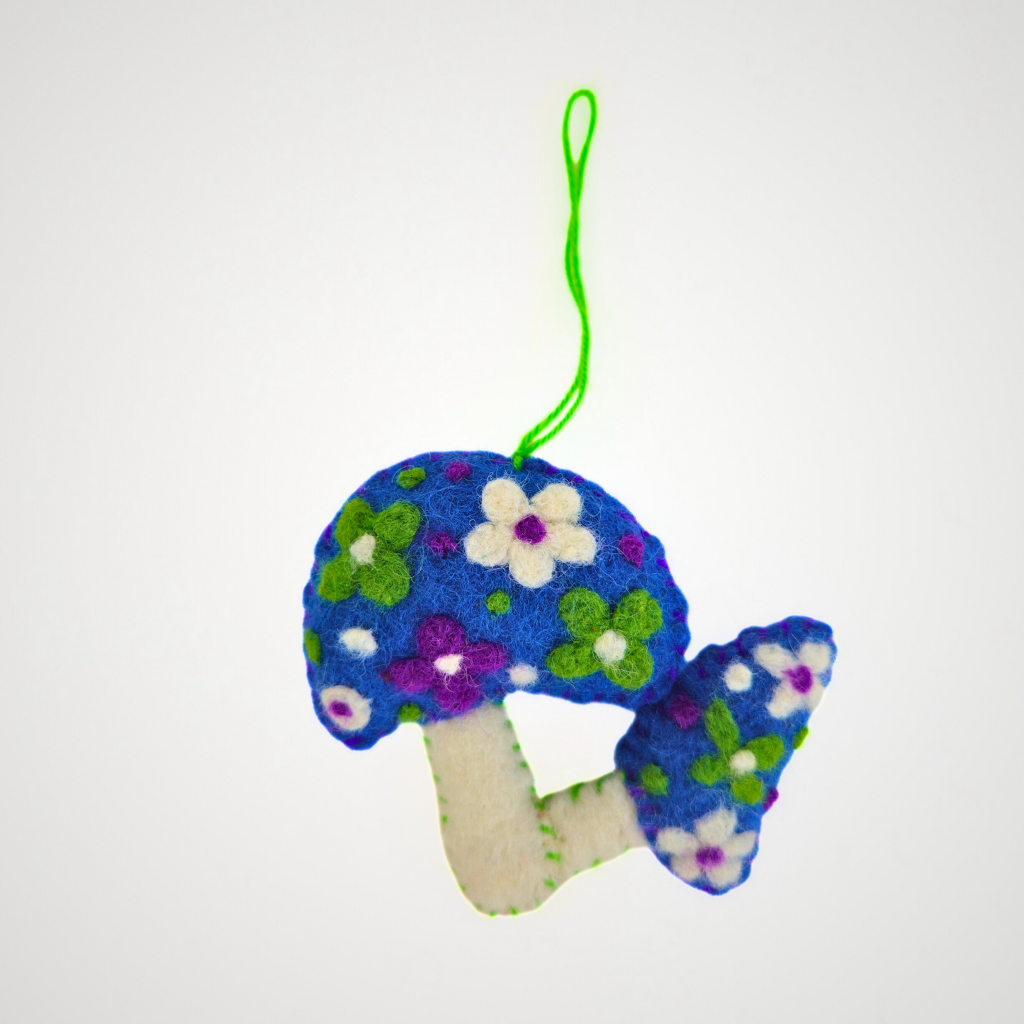 2Mushroom Christmas Ornament