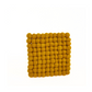 Mustard Pom Pom Felt Trivet