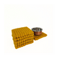 Mustard Pom Pom Felt Trivet