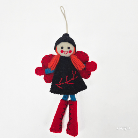 Felt Newari Poppet Ornament