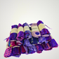Saree Lace Purple Felted Scarf