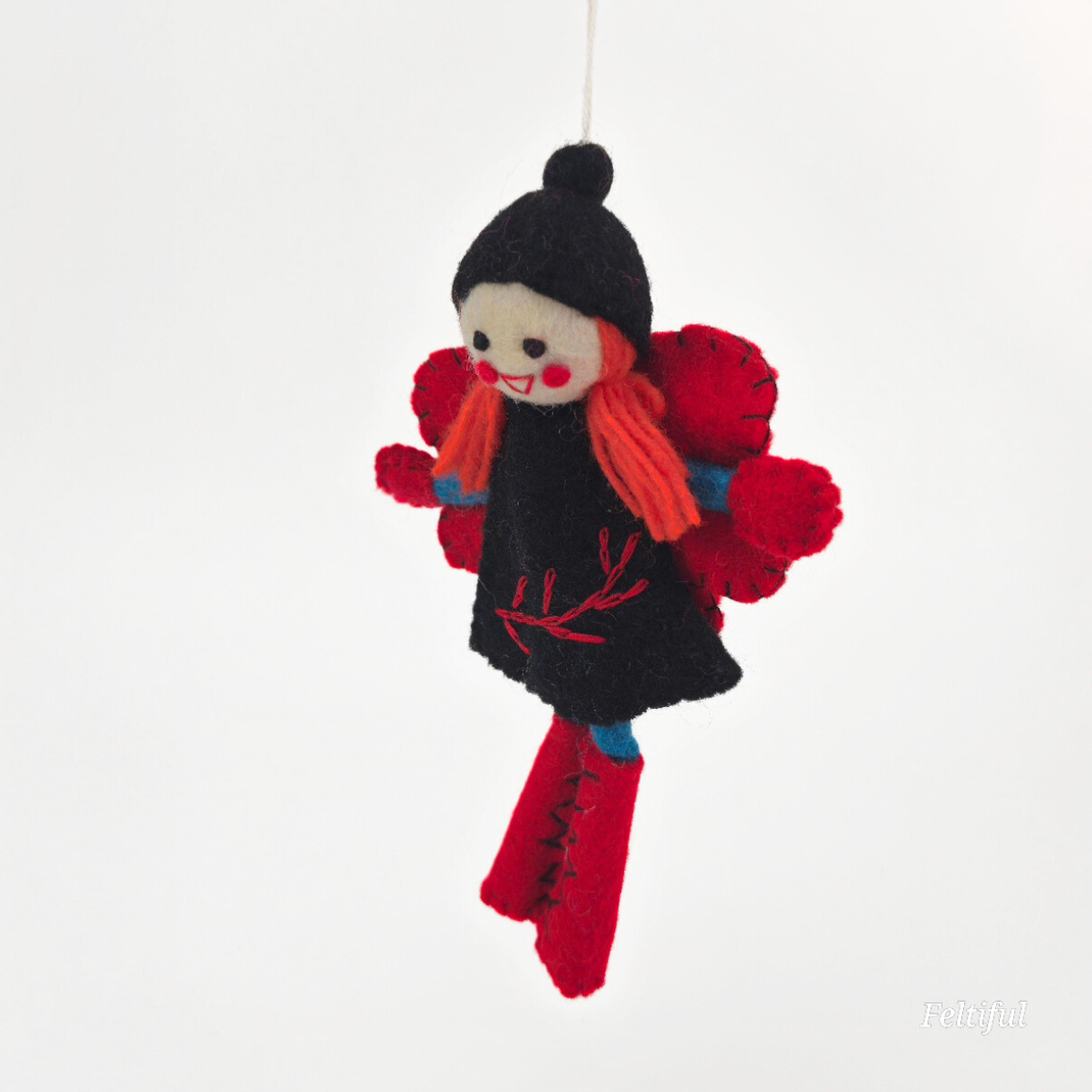 Felt Newari Poppet Ornament