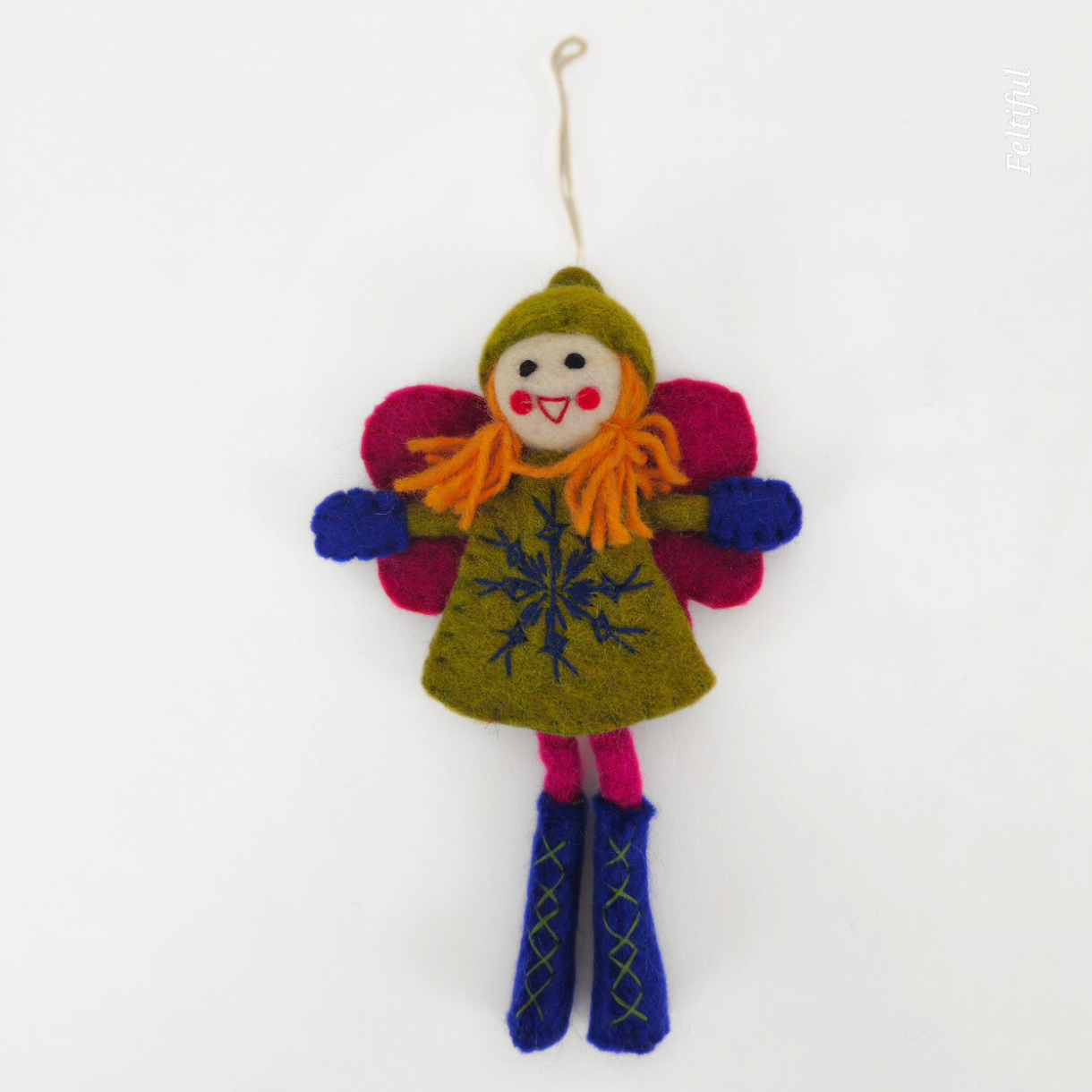 Felt Newari Poppet Ornament