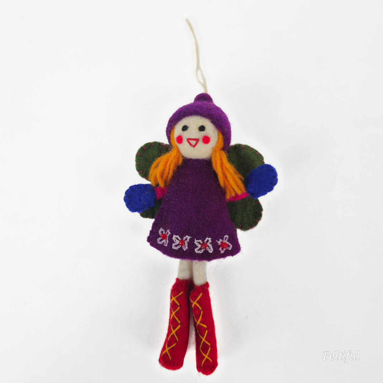 Felt Newari Poppet Ornament