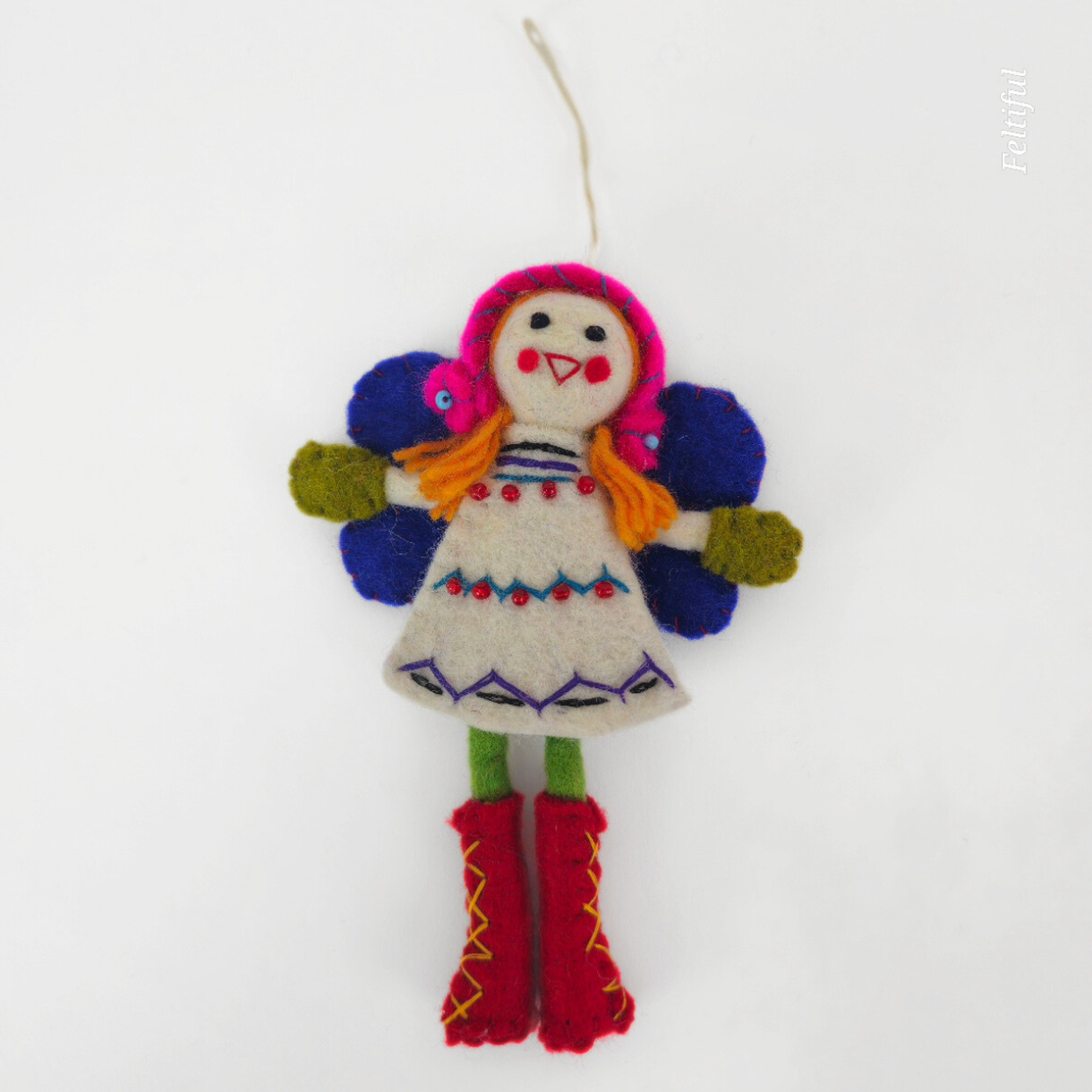 Felt Newari Poppet Ornament