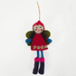 Felt Newari Poppet Ornament