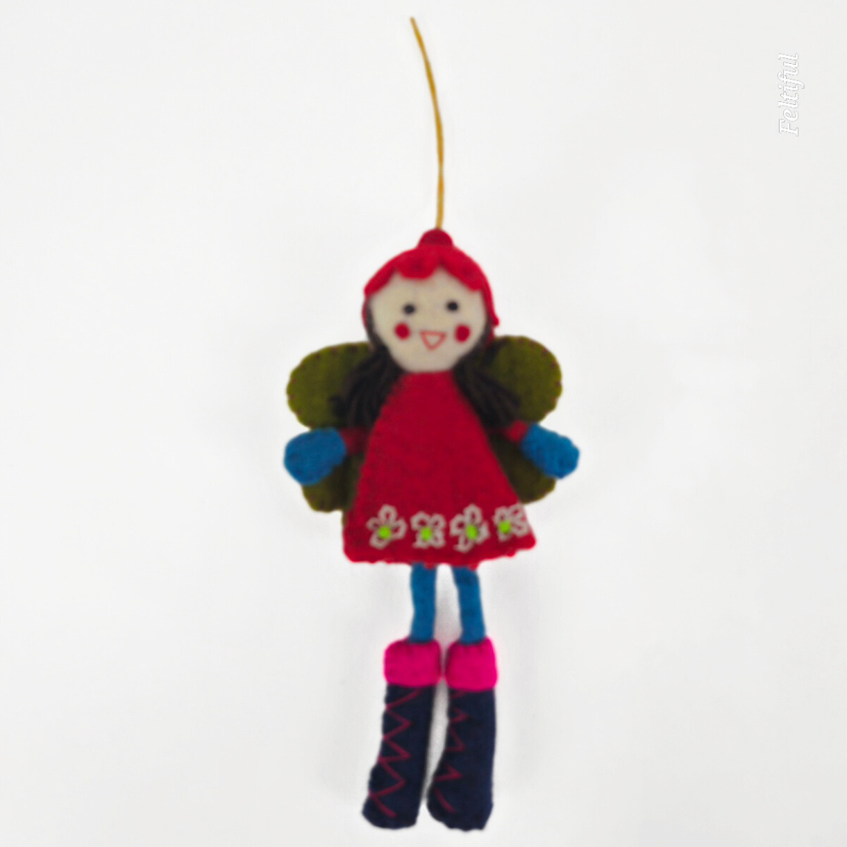 Felt Newari Poppet Ornament