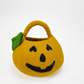 Hand Felted Woolen Pumpkin Kids Bag