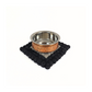 Charcoal-Brown Pom Pom Felt Trivet