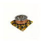 Multi Mustard-Camel Pom Pom Felt Trivet