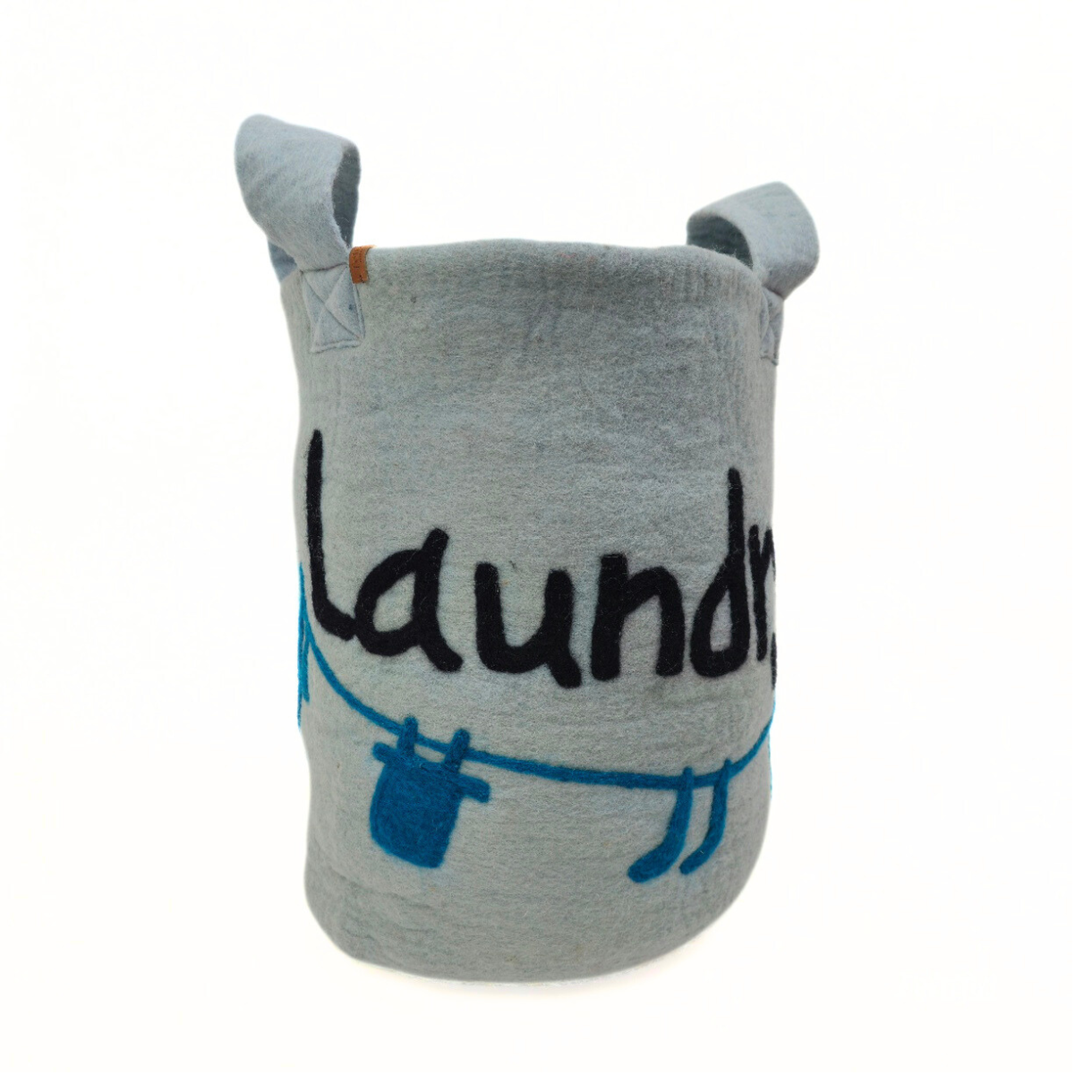 Eco-Friendly Handmade Felt Laundry Basket