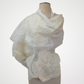 Floppy Flower Merino Wool & Silk Felted Scarf