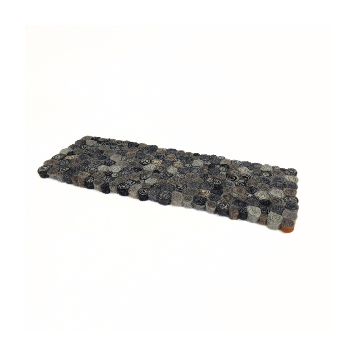 Natural Candy-Cut Felt Table Runner, Protect Surfaces with Style