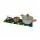 Multi-Green Candy-Cut Felt Table Runner, Protect Surfaces with Style