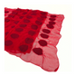 One Color Polka Dotted Merino Wool Felt Scarf