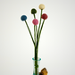 Hand Felted Ball Stem Set Of 5Pcs.