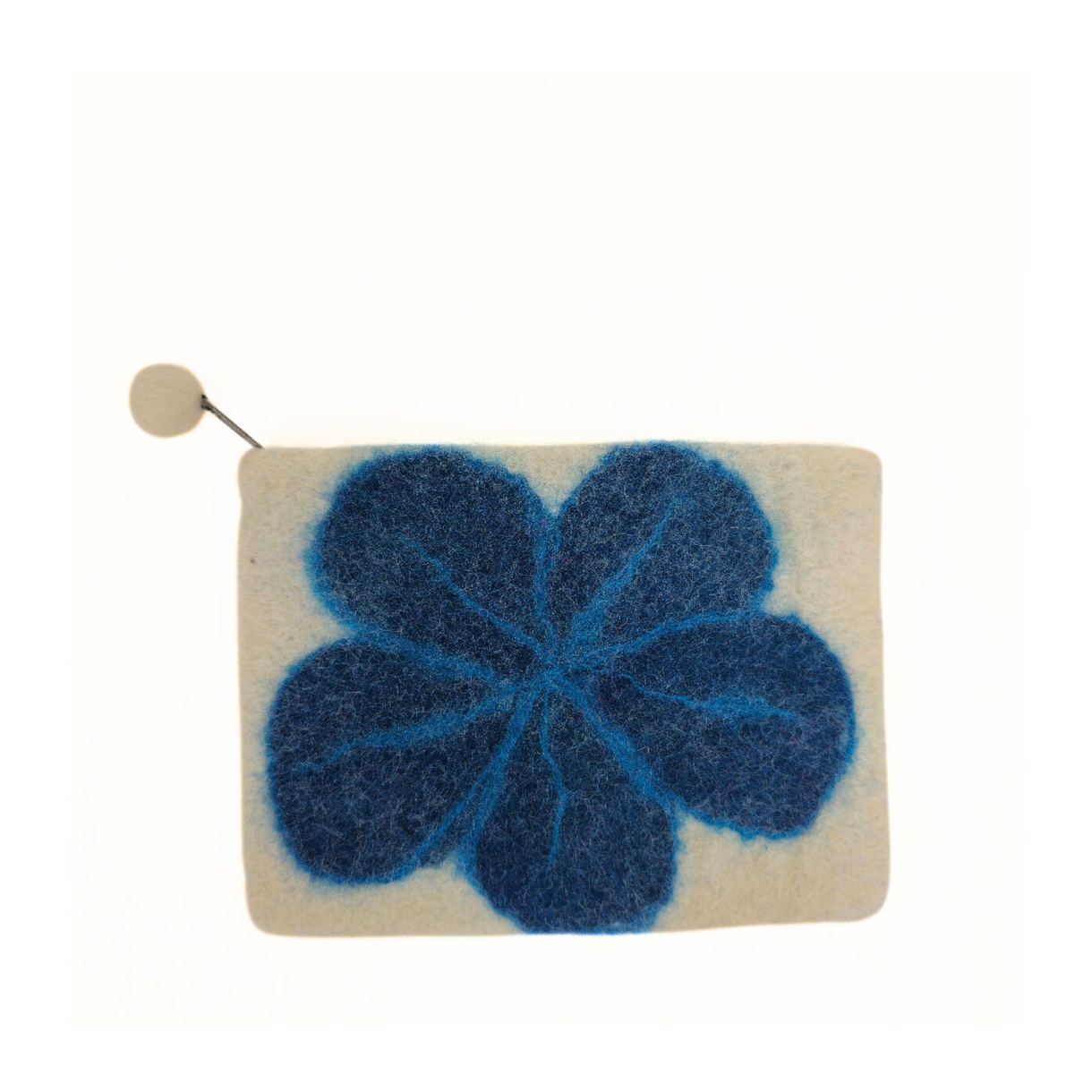 Floppy Flower Felt Coin Purse, Mobile Purse