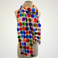 Multi Polka Dotted Merino Wool Felted Scarf