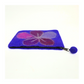 Multi Color Floppy Flower Felt Coin Purse, Mobile Purse