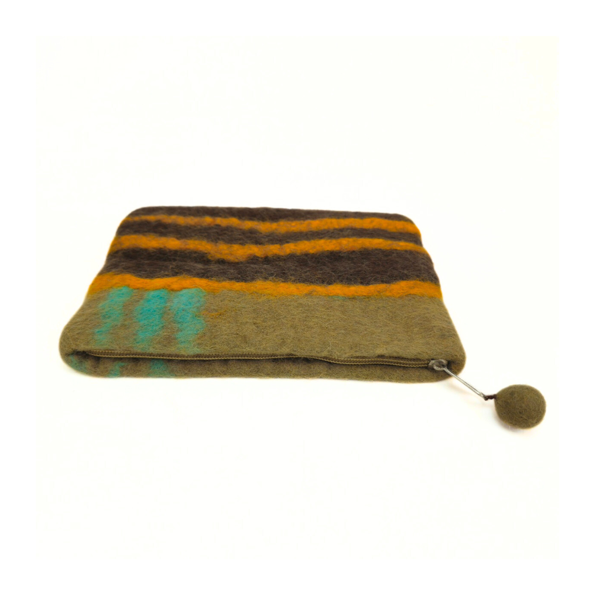 Three Line Felt Coin Purse, Mobile Purse