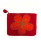 Floppy Flower Felt Coin Purse, Mobile Purse