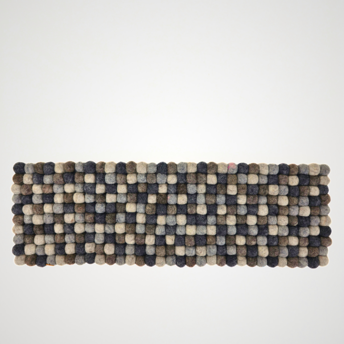 Artisan Multi Felted Ball Table Runner