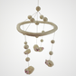 Five White Sheep Mobile Hanging