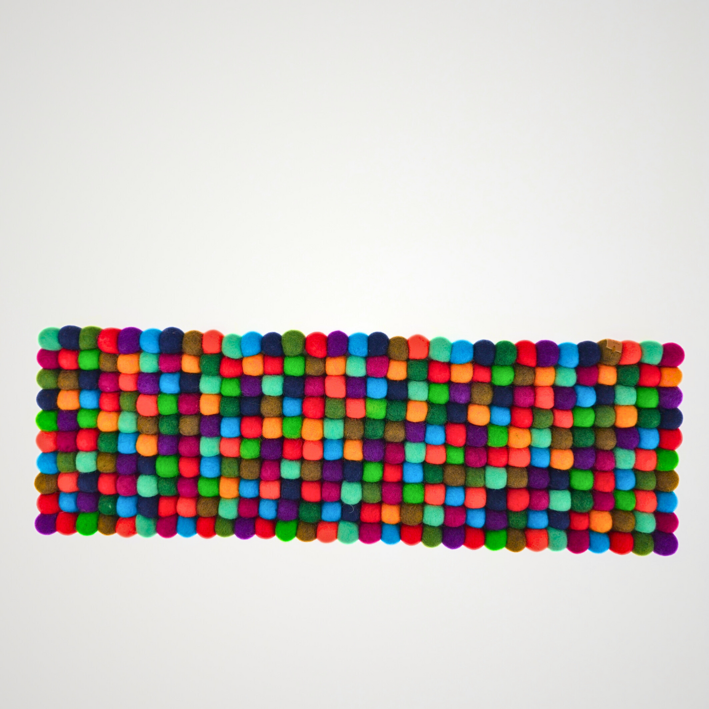 Artisan Multi Felted Ball Table Runner