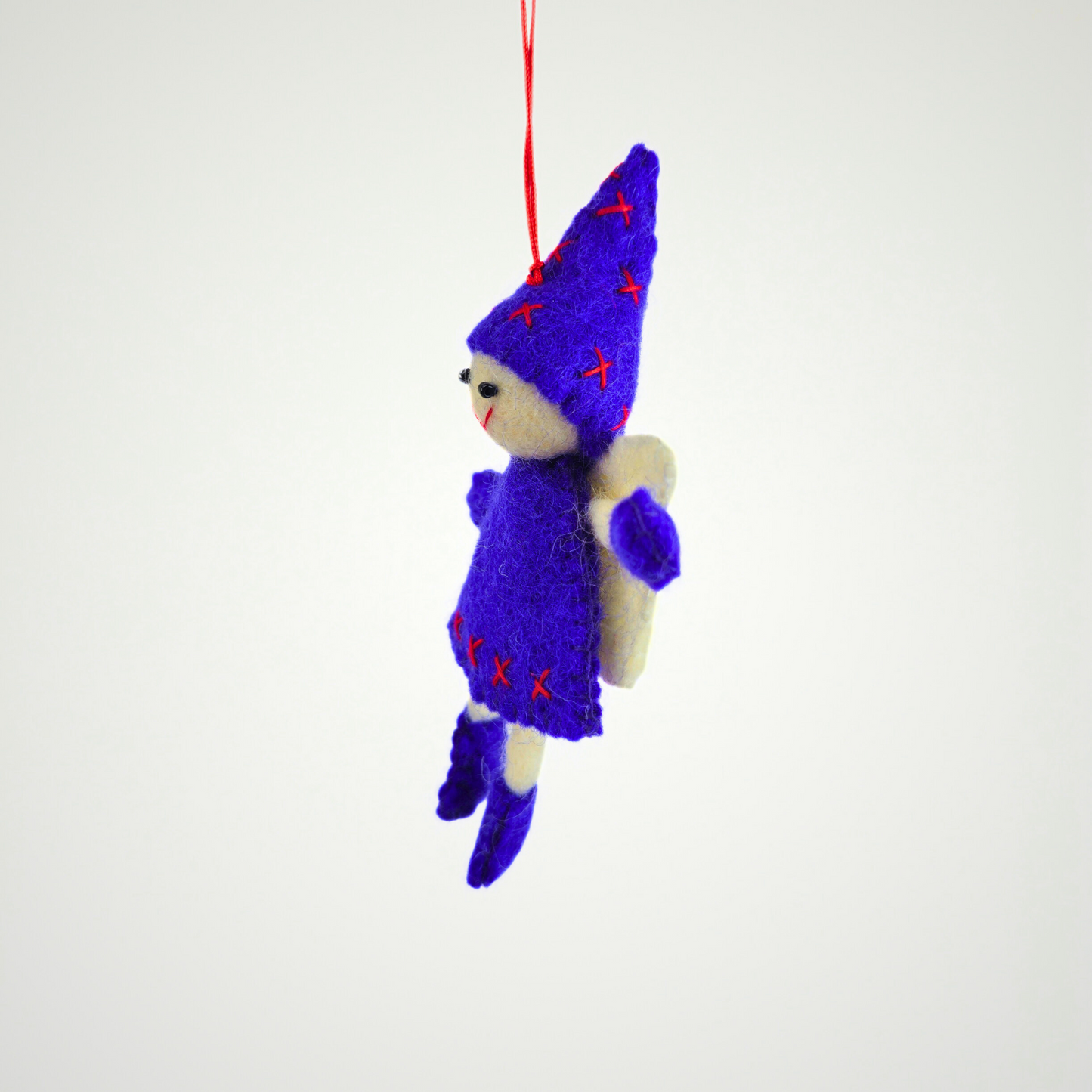 Blue Angel Christmas Ornament