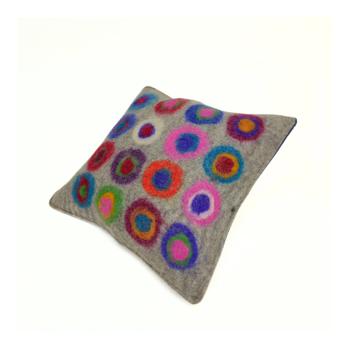 Dotted Wet Felted Cushion Cover