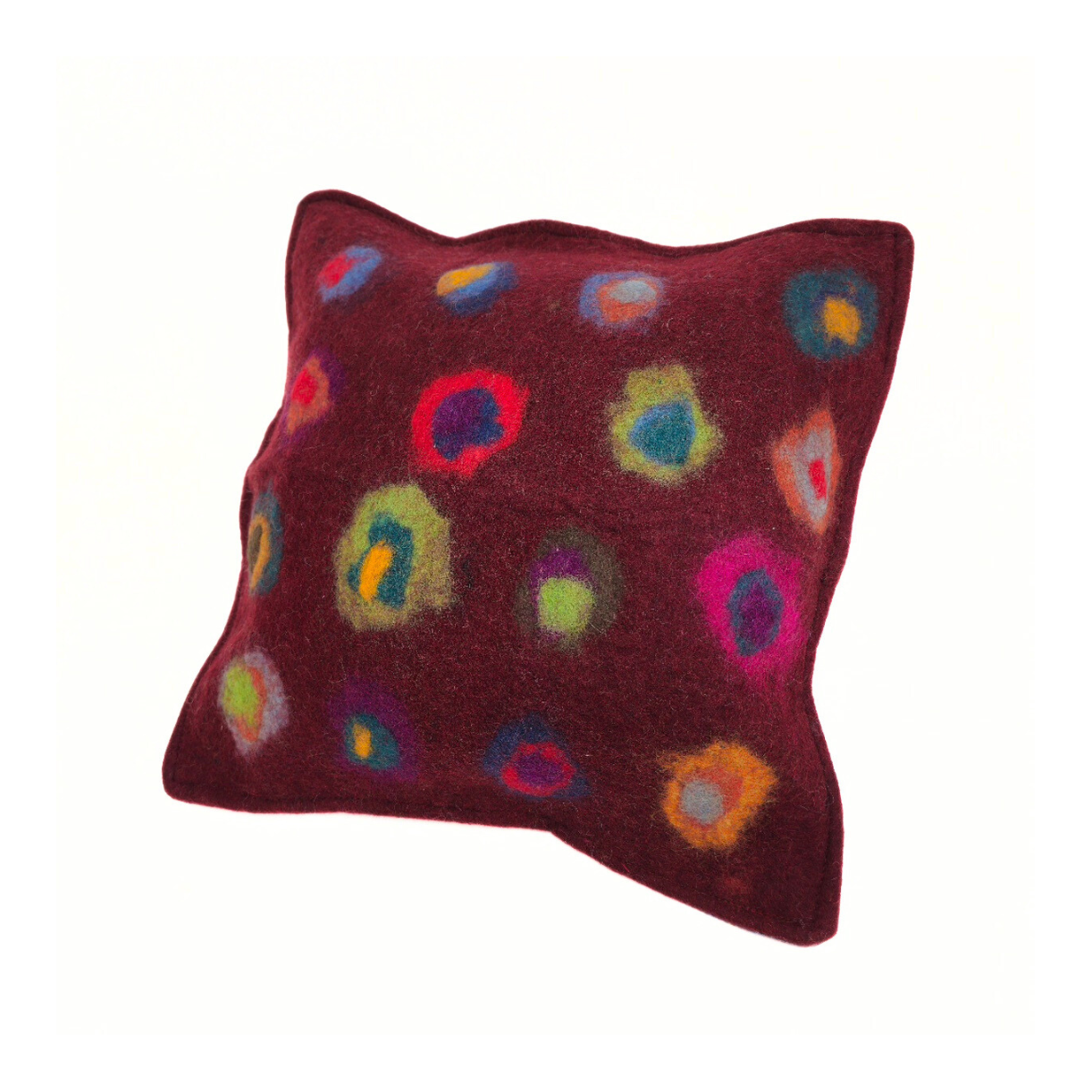 Dotted Wet Felted Cushion Cover